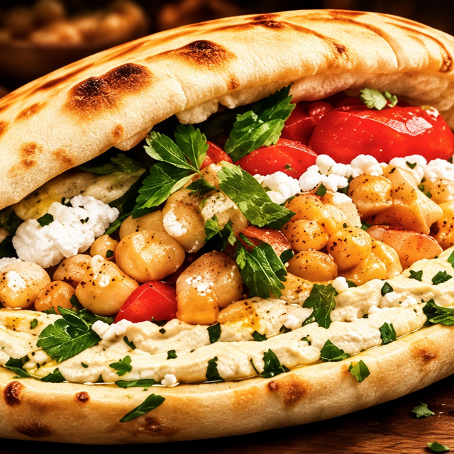 Hummus Sandwich.