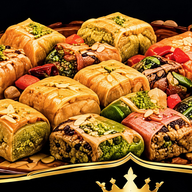 Assorted Arabic Sweets.
