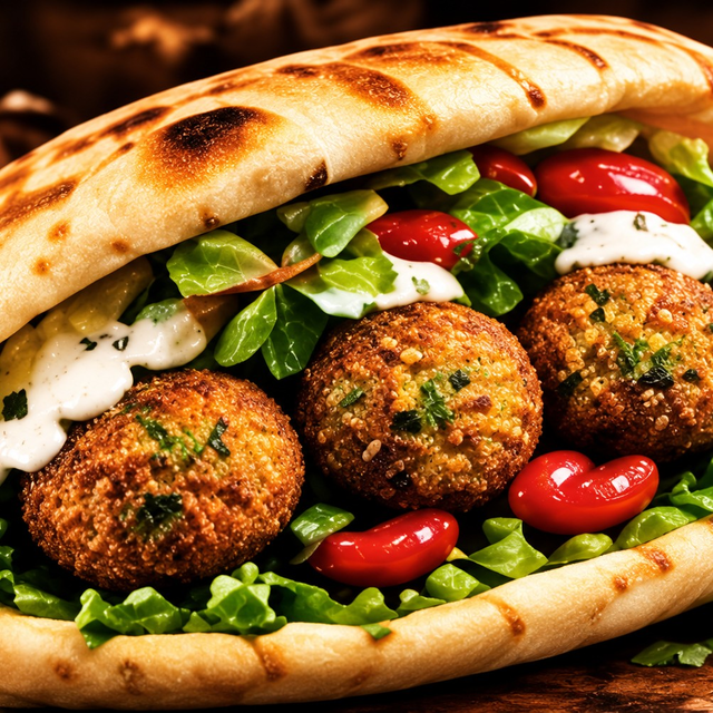 Falafel Sandwich.