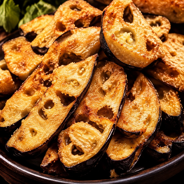 Fried Eggplant.