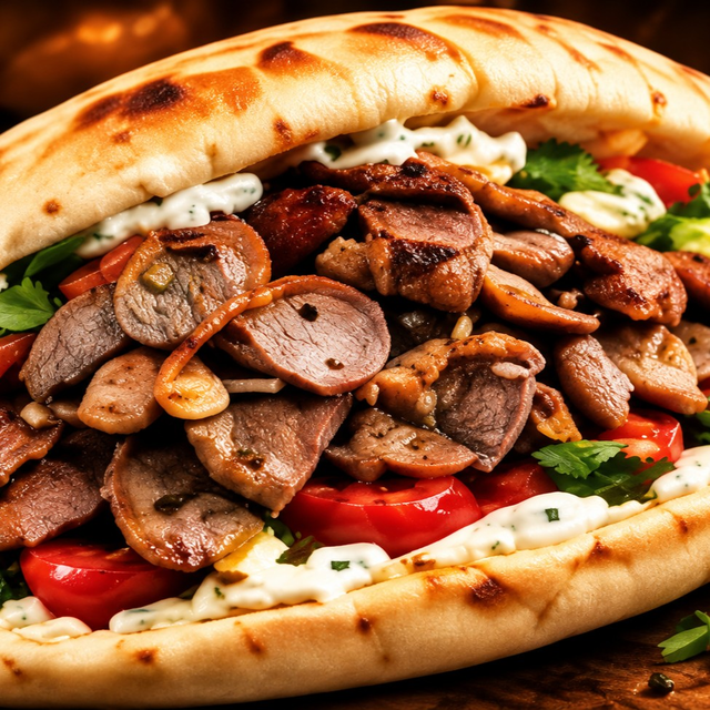 Chicken Shawarma Sandwich.