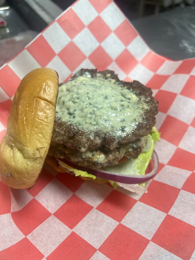 Blue Cheeseburger.